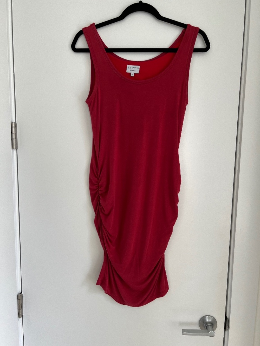 Skivys Mini Side Hustle Dress in Crimson